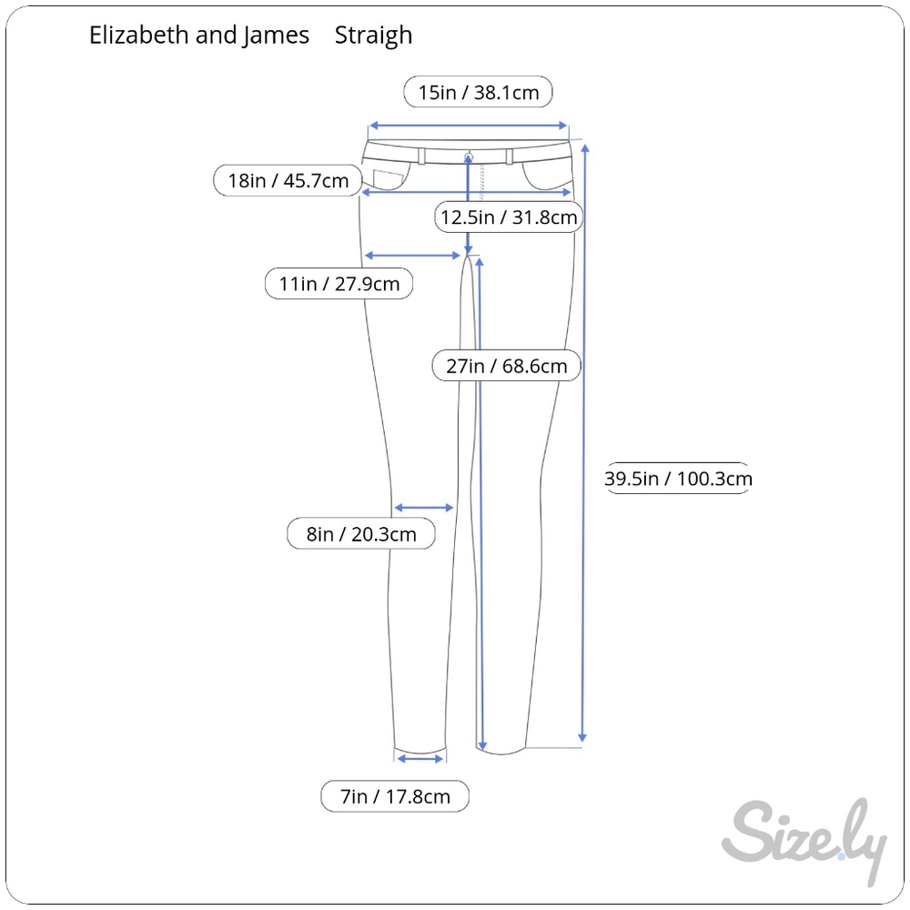 NWT Elizabeth and James High Rise Jeans - Picture 6 of 6